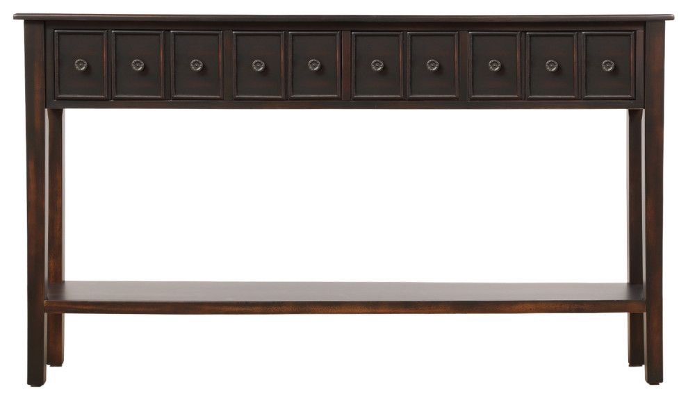 TATEUS Rustic Entryway Console Table  60 quotLong Sofa Table   Rustic   Console Tables   by TATEUS LLC  Houzz