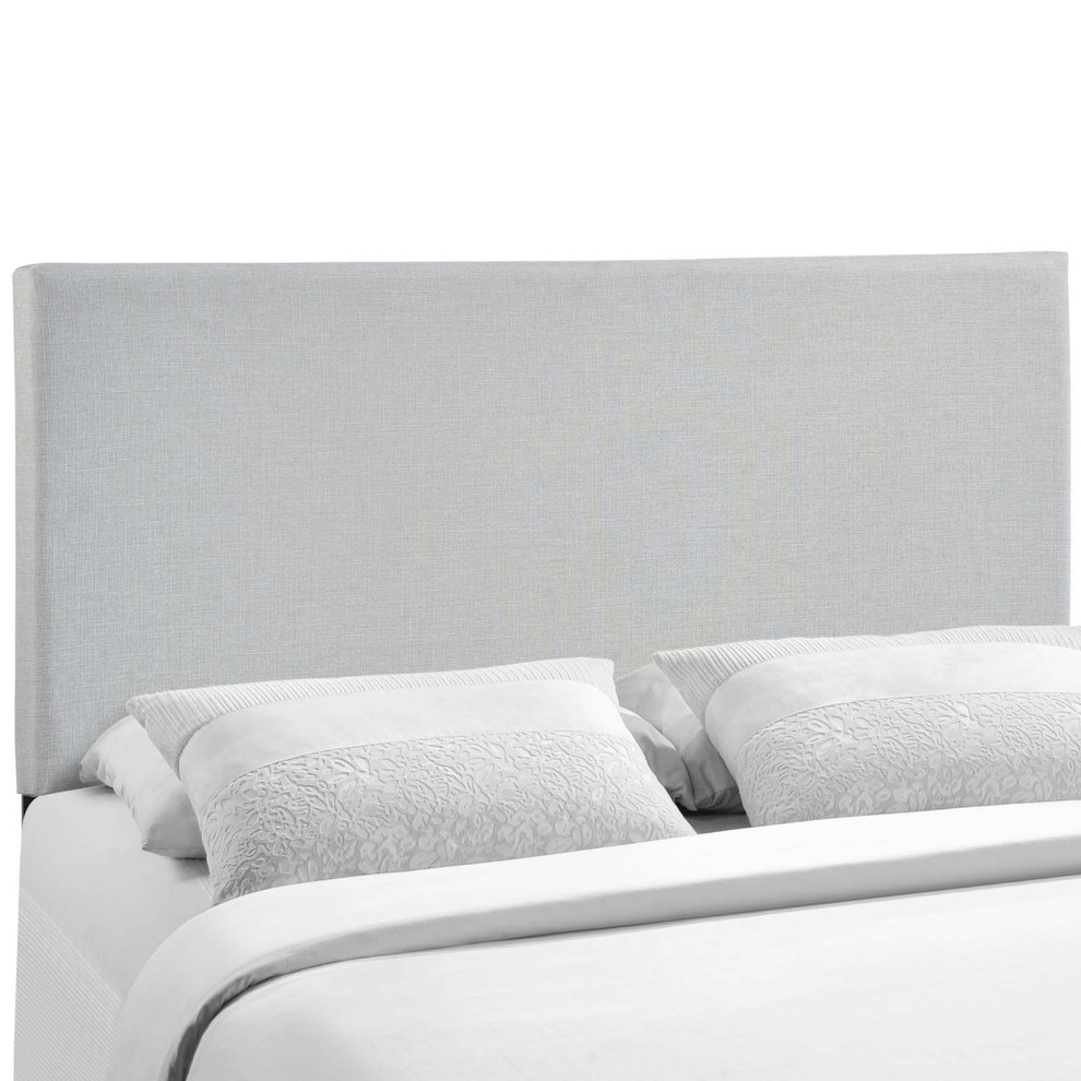 Region Queen Upholstered Fabric Headboard   Transitional   Headboards   by Uber Bazaar  Houzz