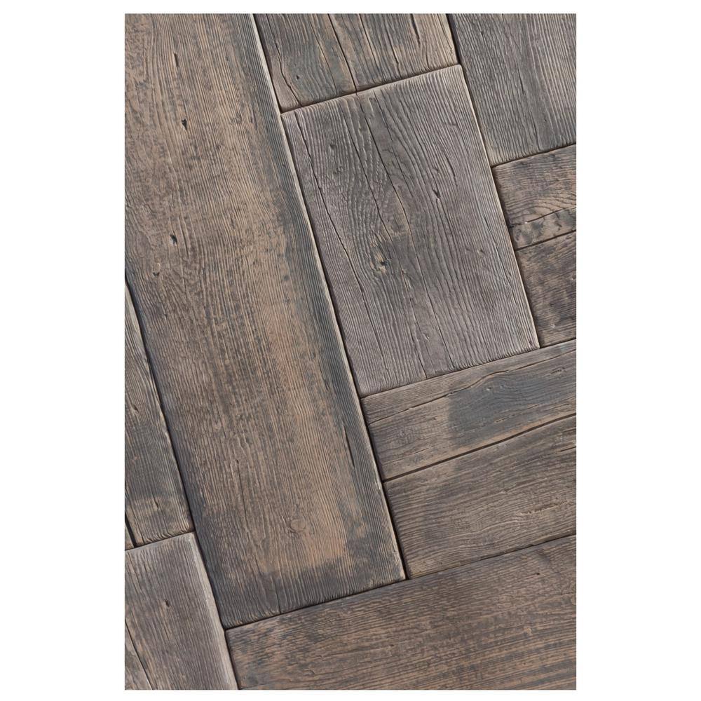 Silver Creek Stoneworks Barn Plank 23.375 in. x 9.75 in. x 2 in. Mahogany Concrete Paver (20-Piece31.8 sq. ft.Pallet) 2520