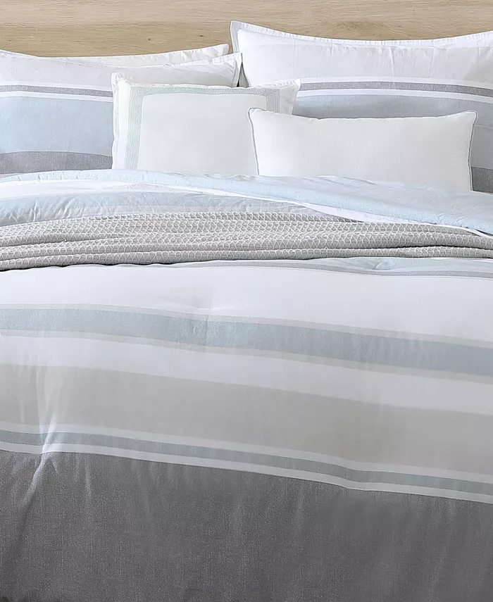 Nautica Eastport Reversible 5-Piece Comforter Bonus Set， Full Queen