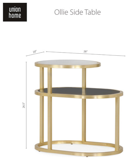 Ollie Side Table   Contemporary   Side Tables And End Tables   by Union Home  Houzz