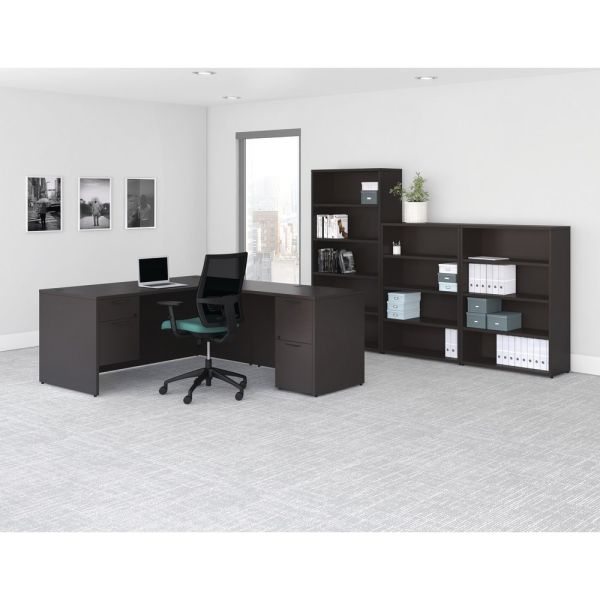 Lorell Prominence 2.0 Espresso Laminate Hutch