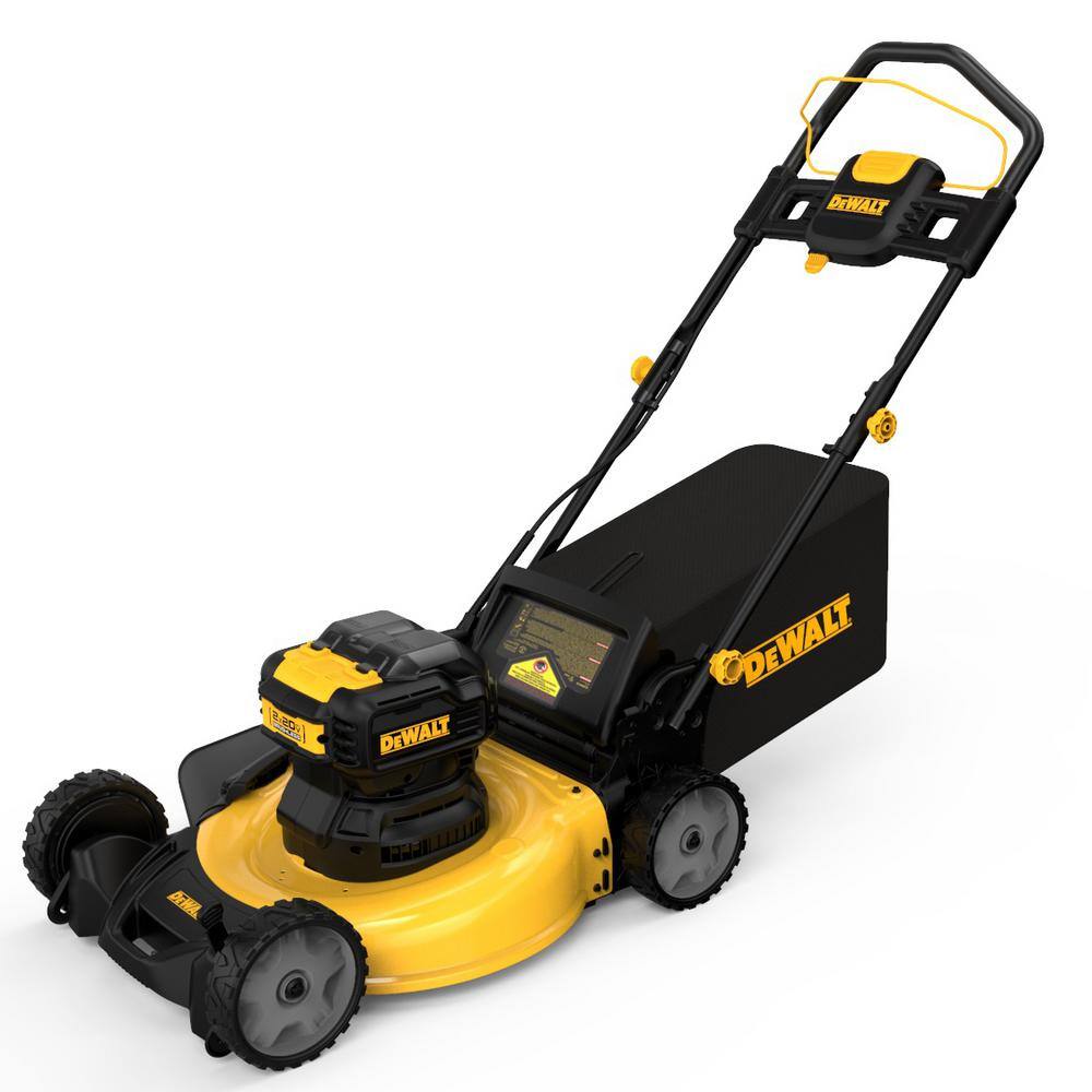 DEWALT 20V MAX 21.5 in. Battery Powered Walk Behind Push Lawn Mower with (2) 10Ah Batteries  Charger DCMWP233U2