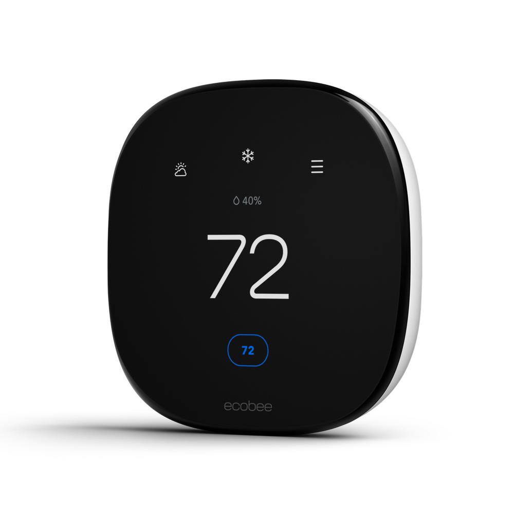 ecobee Smart Thermostat Enhanced Programmable Wifi Works with Siri Alexa Google Assistant Energy Star Certified Smart Home EB-STATE6L-01