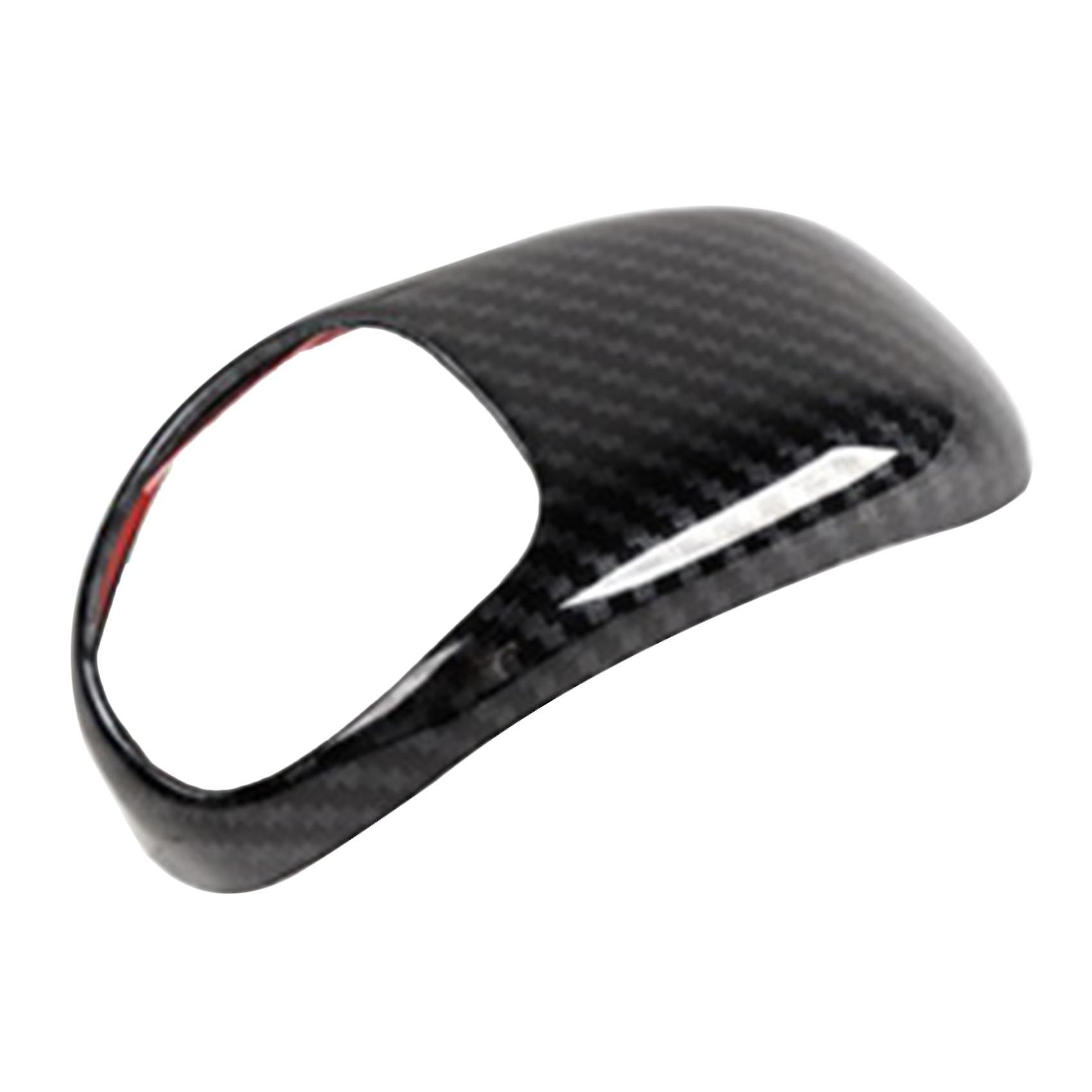 For Grand 2014-2015 Carbon Fiber Gear Shift Knob Shifter Lever Cover Trim Decoration