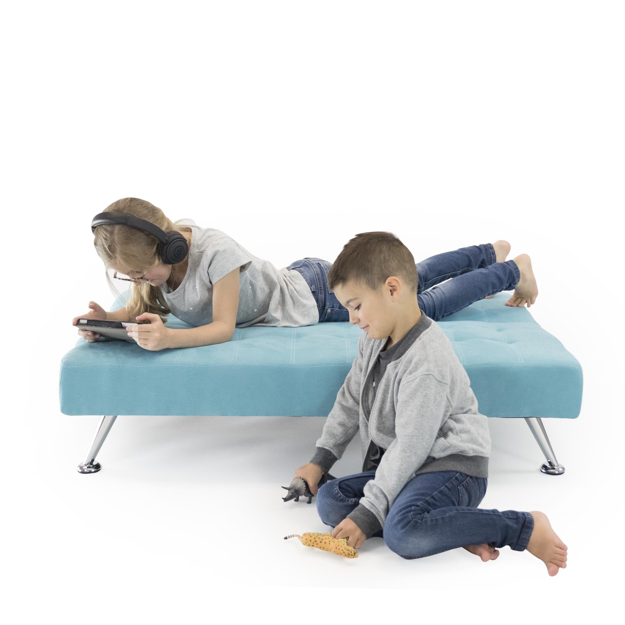 DHP Milo Kids Sofa Futon, Teal