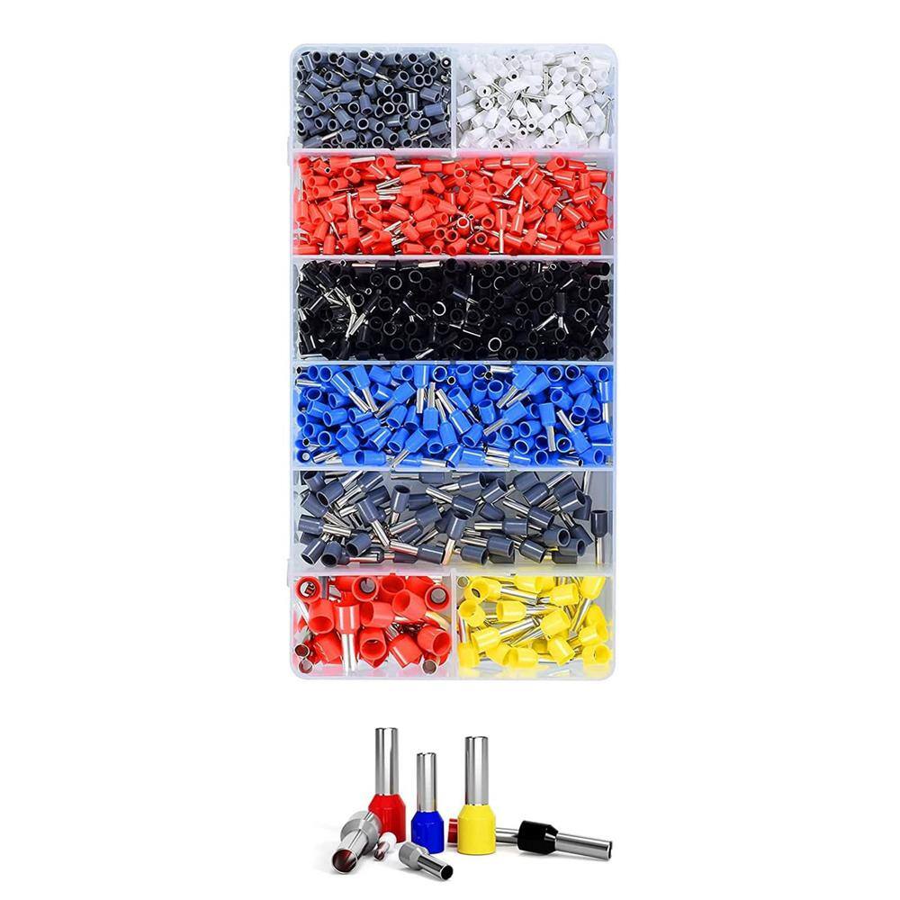 NEWHOUSE ELECTRIC Ferrule Crimps Refill Box 1200-Pieces Terminal End Connectors 8in. FCK1200A