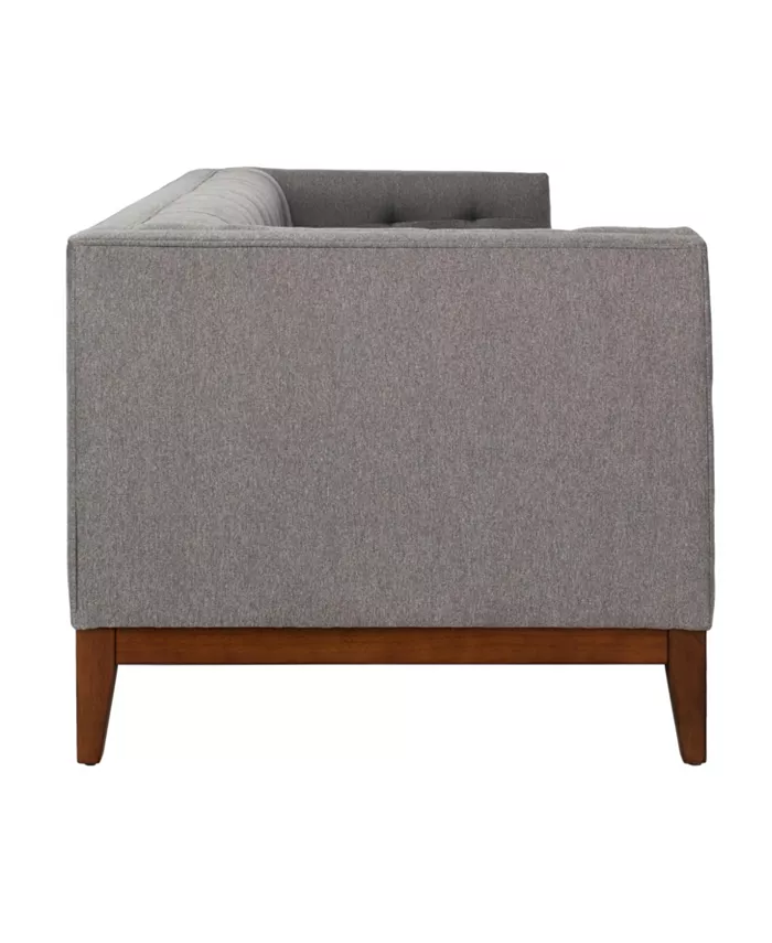 Safavieh Garnet 85 Linen Tufted Sofa