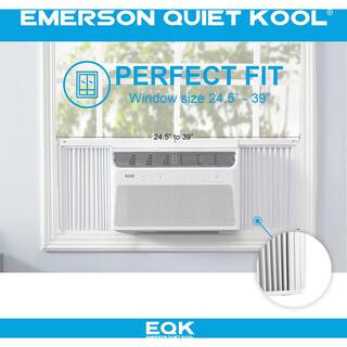 EQK SMART 250 sq. ft. 6000 BTU Window Air Conditioner 115-Volt with Wi-Fi and Voice Control ENERGY STAR in White EARC6RSE1H