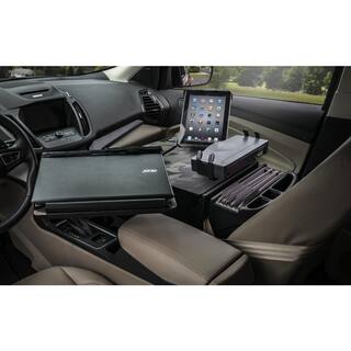 AutoExec Reach Desk Front Seat Car Desk in Green Camouflage with Printer Stand and Tablet Mount ReachDesk-01 PS Tablet GC