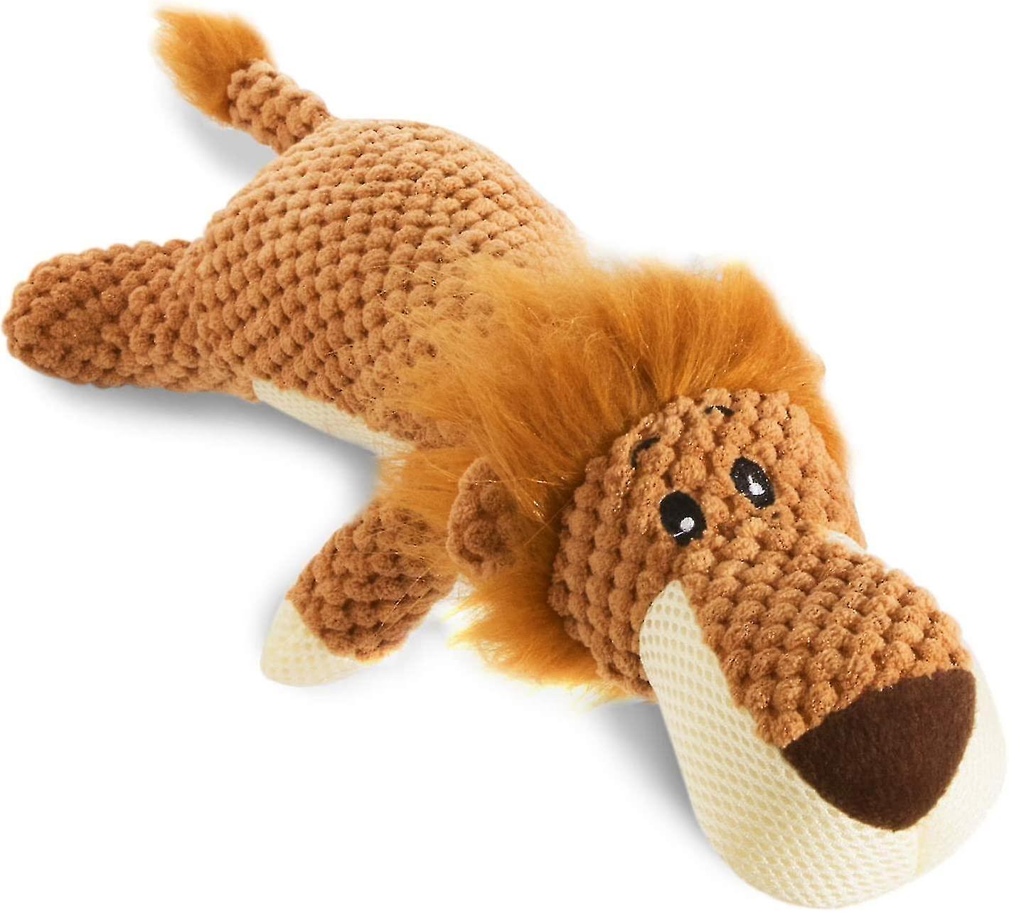 Dog Toys， Squeaky Puppy Toy， Interactive Stuffed Lion Plush Toy And Durable Rope Chew Toys Pack For