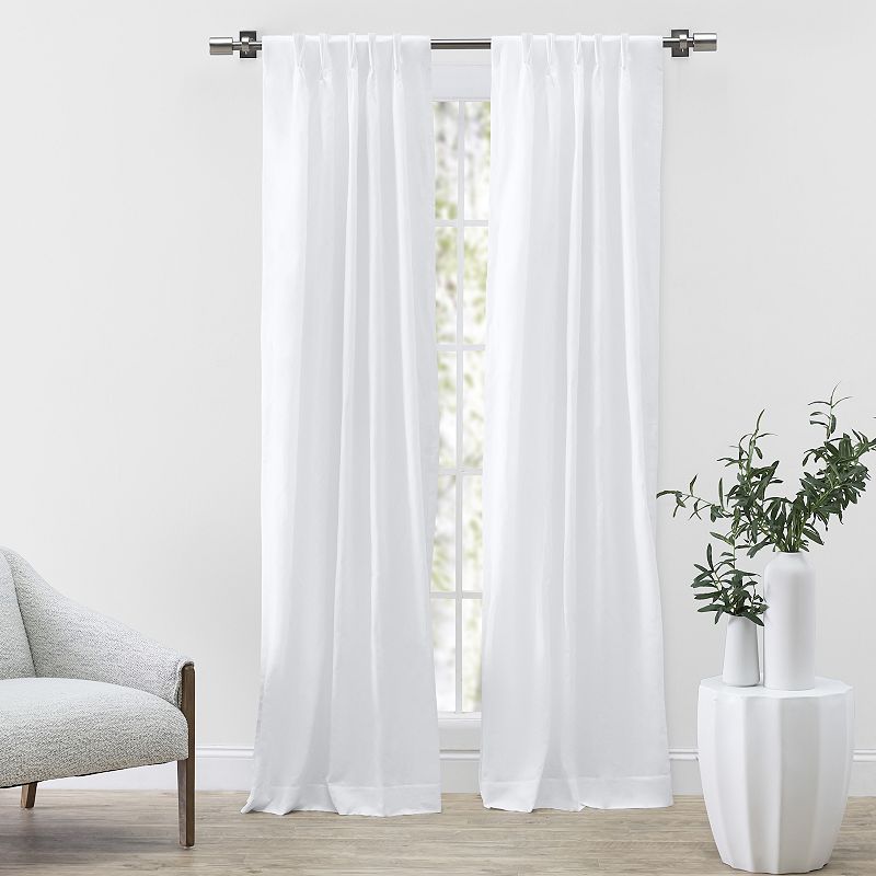 Serene Pinch Pleat Pair With Back Tabs Curtain