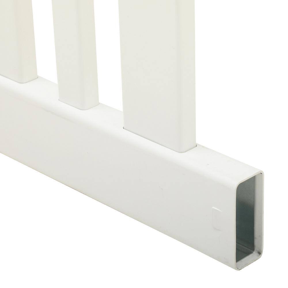 Veranda LaFayette 4 ft. H x 8 ft. W White Vinyl Spaced Picket Fence Panel Kit 128017