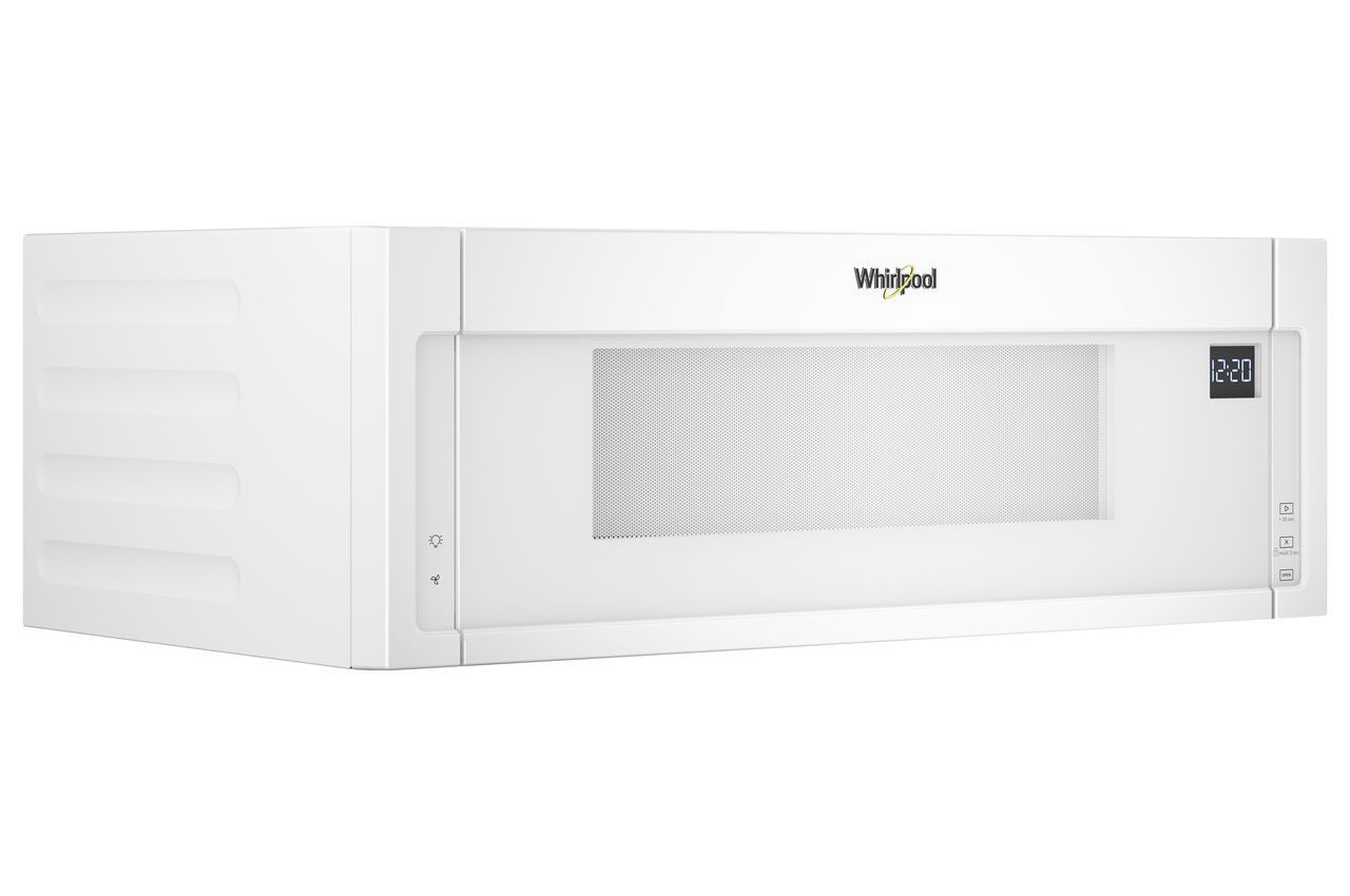 Whirlpool 1.1 Cu. Ft. White Low Profile Microwave Hood Combination