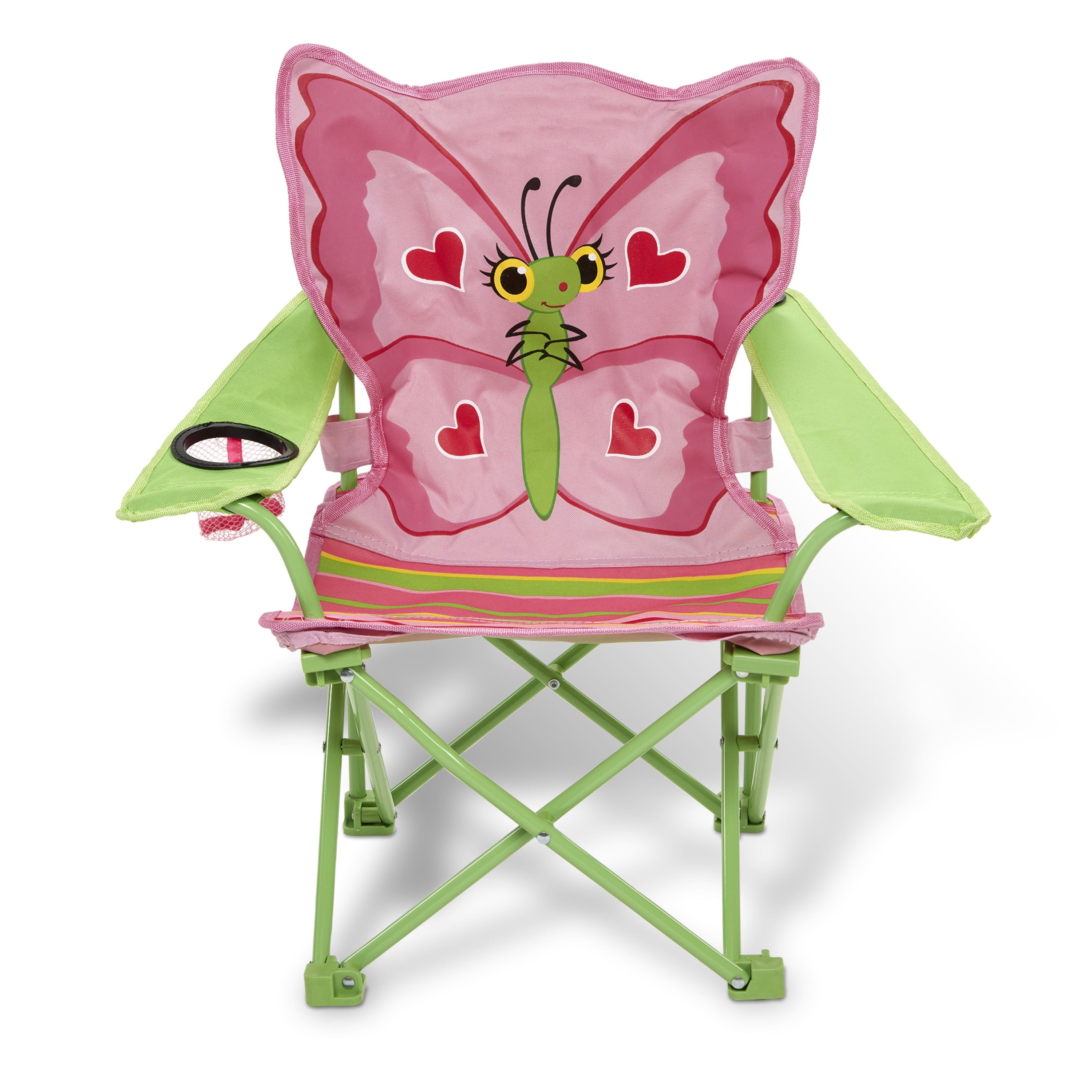 Melissa & Doug Sunny Patch Bella Butterfly Outdoor Folding Lawn and Camping Chair