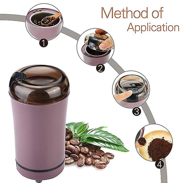 Electric Coffee Grinder， Fully Automatic Multipurpose Grinder For Grinding Coffee Beans， Spices And Nuts Food Grade Botao