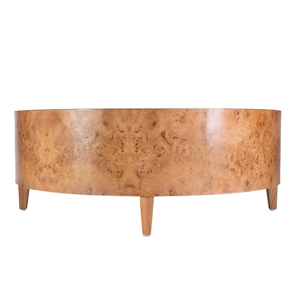 Billie Round Burl Coffee Table