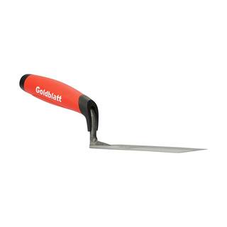 Goldblatt RED SINCE 1885 6 in. x 2 in. Pro Margin Trowel (1-Piece) G16126