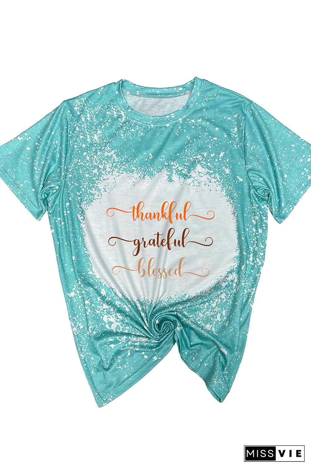 Thankful, Grateful, Blessed Graphic Tee Wholesale