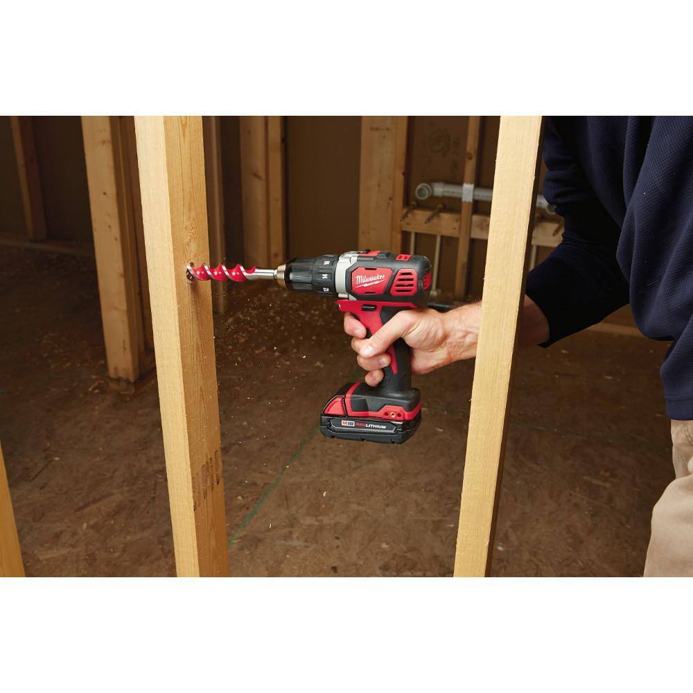 MW M18 18V Lithium-Ion Cordless DrillImpact Driver Combo Kit (2-Tool) W M18 2.0Ah Compact Battery 2691-22-48-11-1820