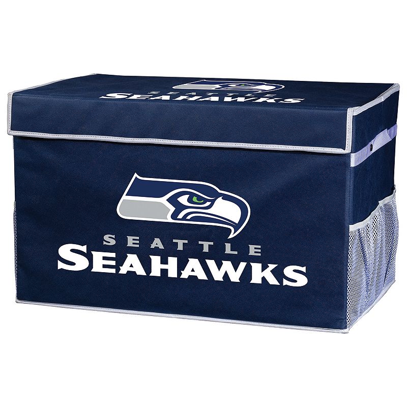 Franklin Sports Seattle Seahawks Large Collapsible Footlocker Storage Bin