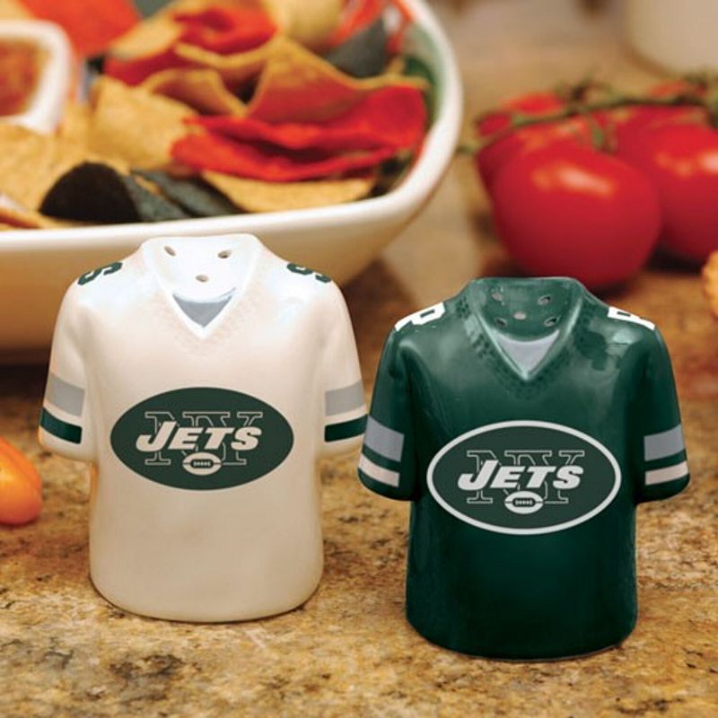 New York Jets Gameday Ceramic Salt and Pepper Shakers