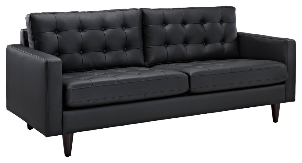 Black Empress Sofa and Armchairs Set of 3   Midcentury   Sofas   by Morning Design Group  Inc  Houzz