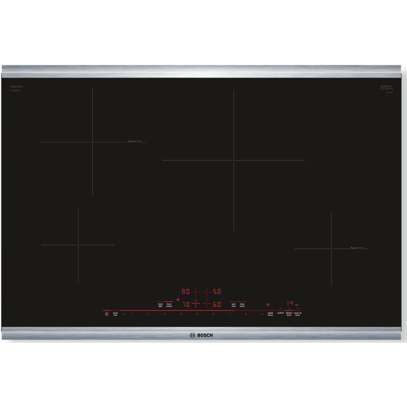 Bosch 30-inch Built-in Induction Cooktop with AutoChef® NIT8060SUC