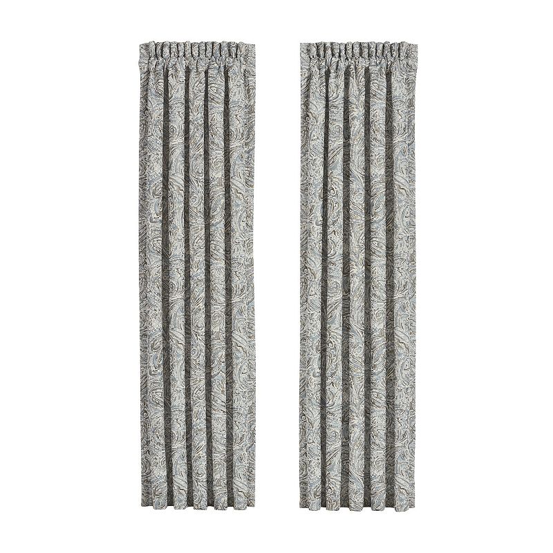 Five Queens Court Garrison Spa 2-pack Window Curtain Set