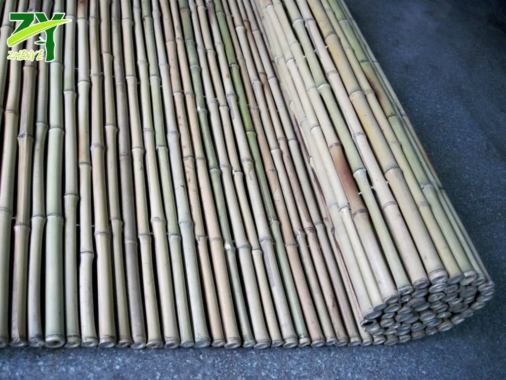 Biodegradable Bamboo Fencing  Natural Fence Rolls  China Supply Cheap Garden Fence