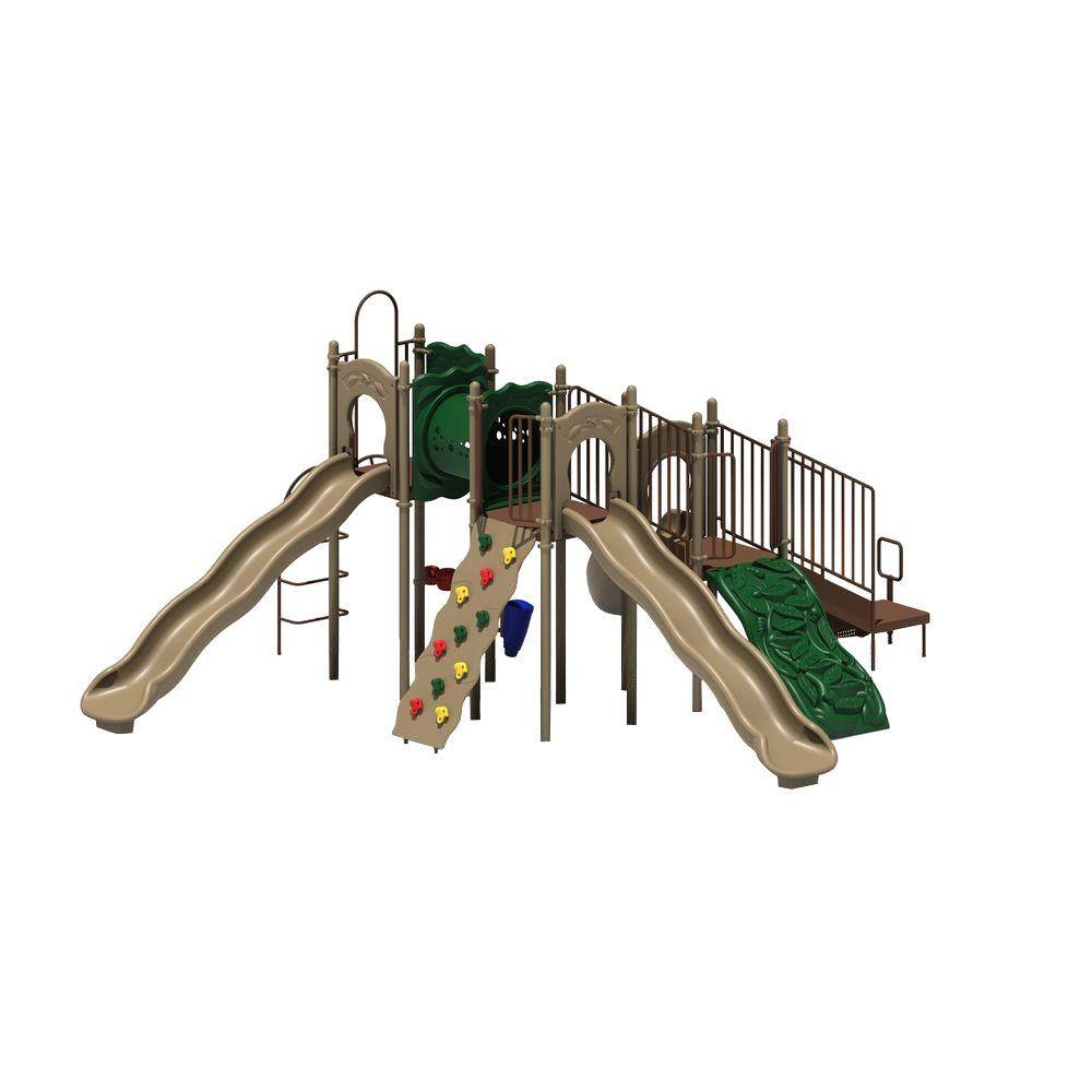 Ultra Play UPlay Today Boulder Point (Natural) Commercial Playset with Ground Spike UPLAY-079-N