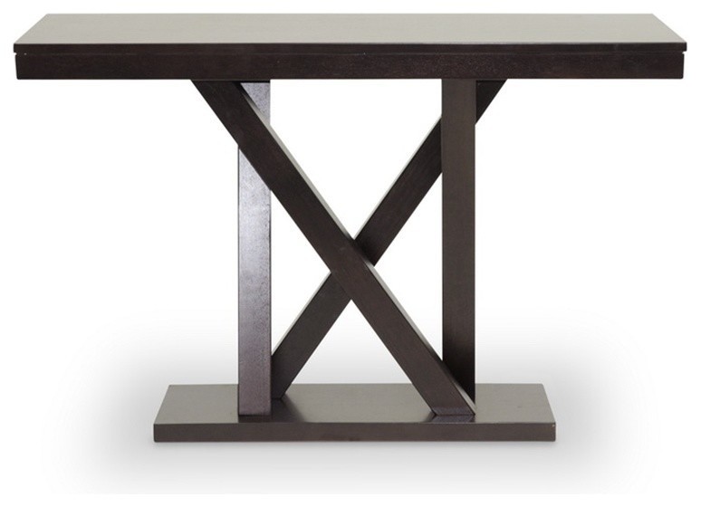 Everdon Dark Brown Sofa Table   Transitional   Console Tables   by Imtinanz  LLC  Houzz