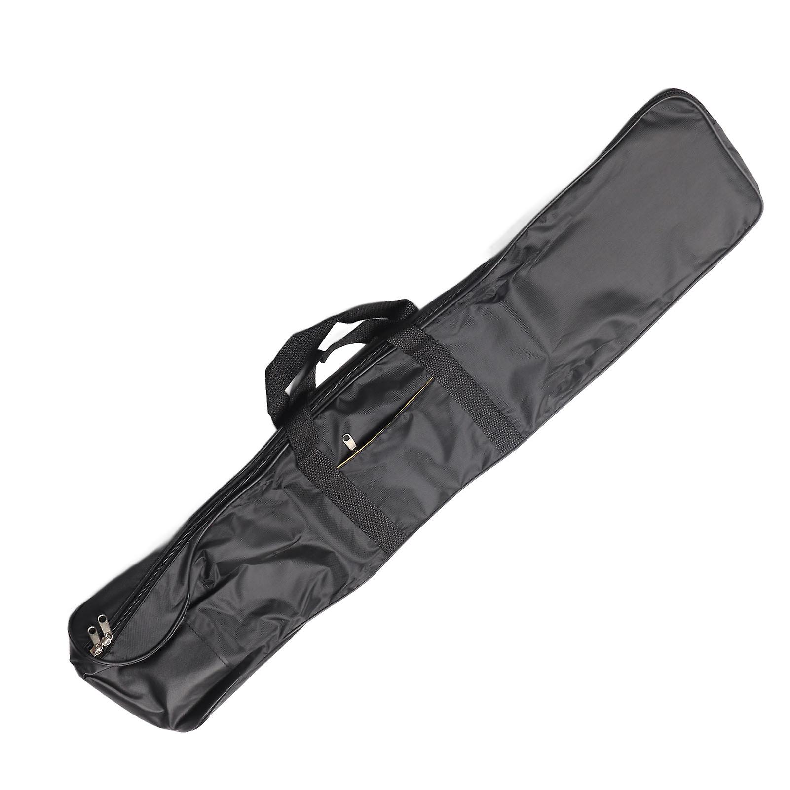 Black Chinese Erhu Storage Bag Canvas Rain Proof Practical Comfortable Hand Feel Soft Erhu Bag 90cm Length