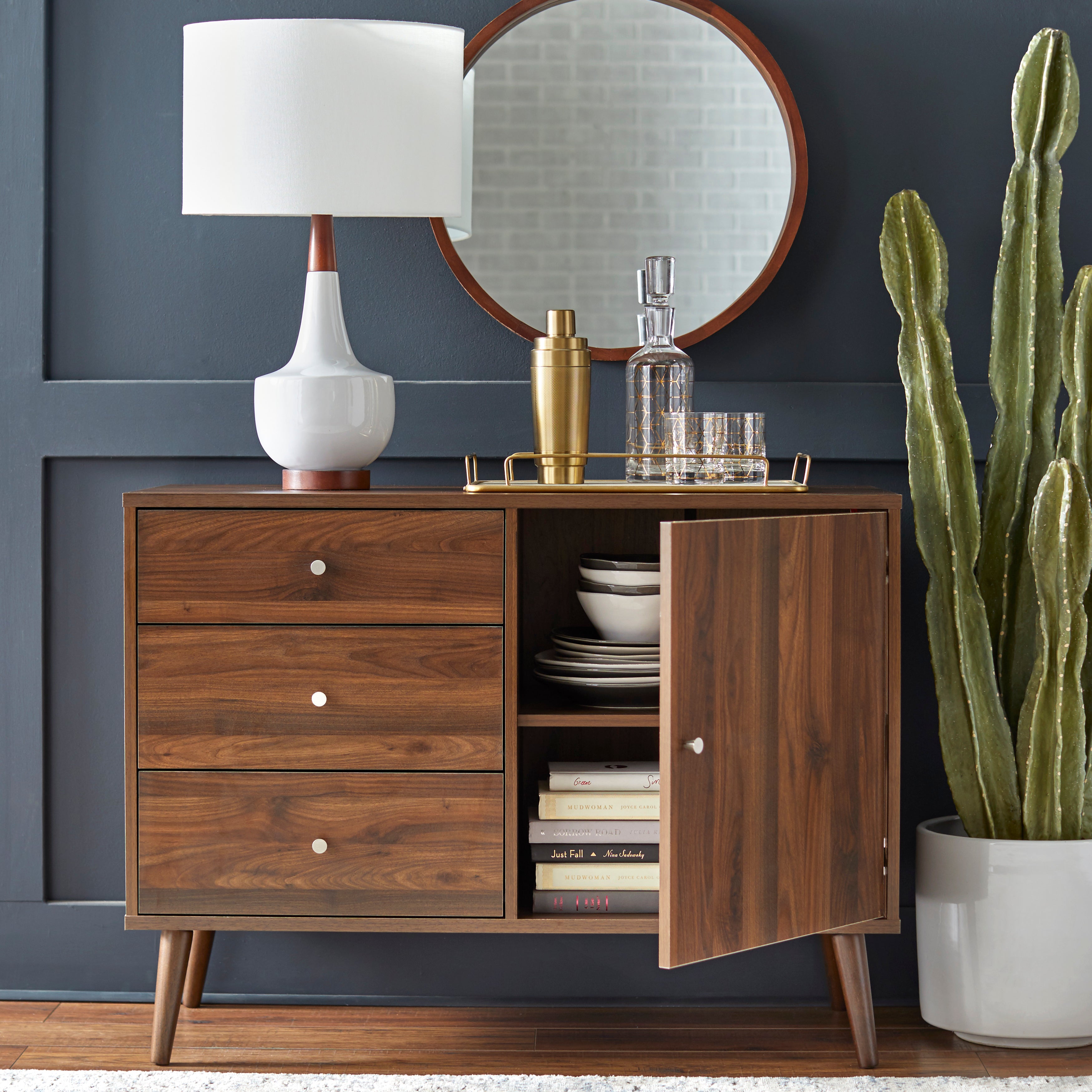 Mid-Century Carroll Buffet / Dresser (walnut)