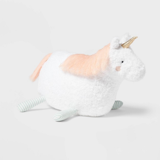 Unicorn Figural Kids x27 Pillow