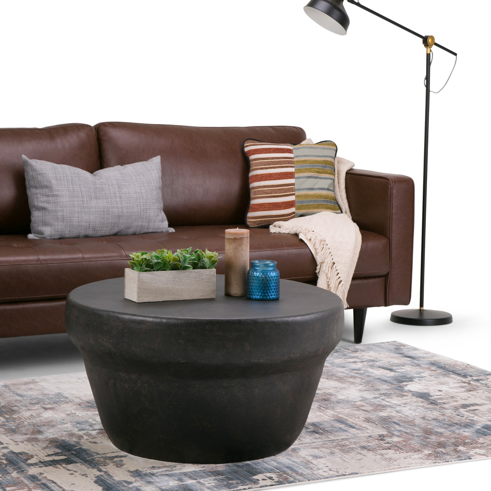 Garvy Metal Coffee Table   Industrial   Coffee Tables   by Simpli Home Ltd.  Houzz