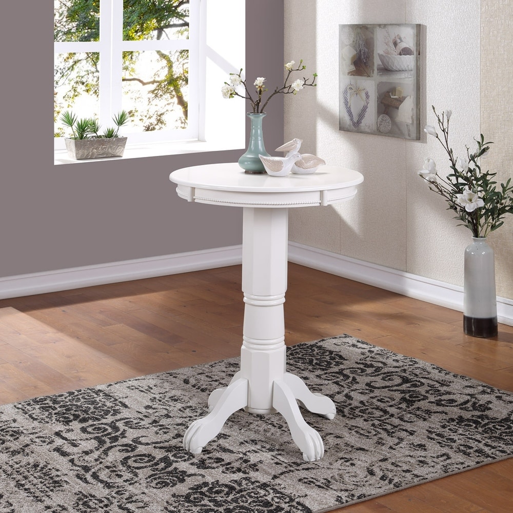 Florence 30 inch Round Wood Pub Table