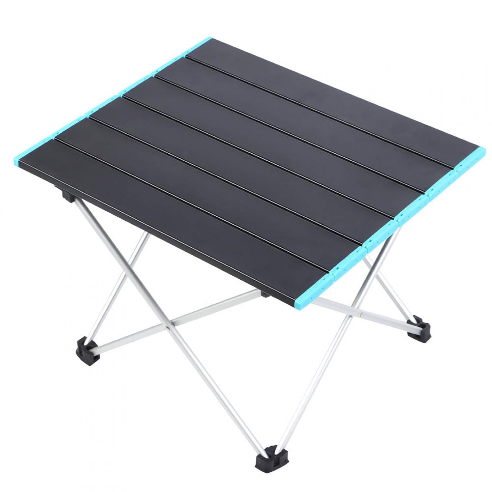 Fugacal Portable Folding Outdoor Picnic Table Desk Camping Table Beach for Cooking Travel