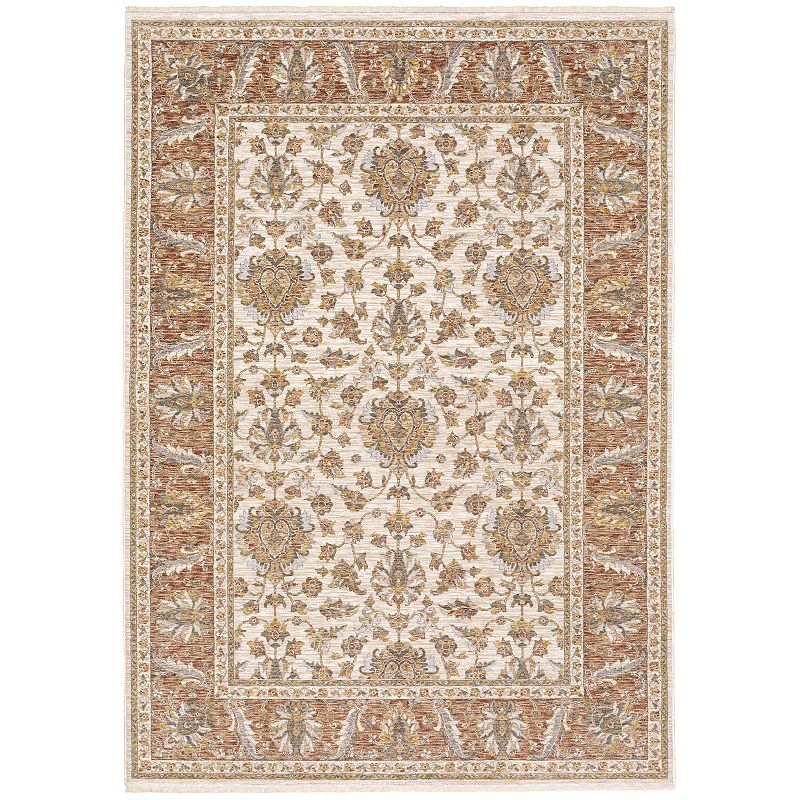 StyleHaven Mascotte Persian Inspired Fringed Area Rug