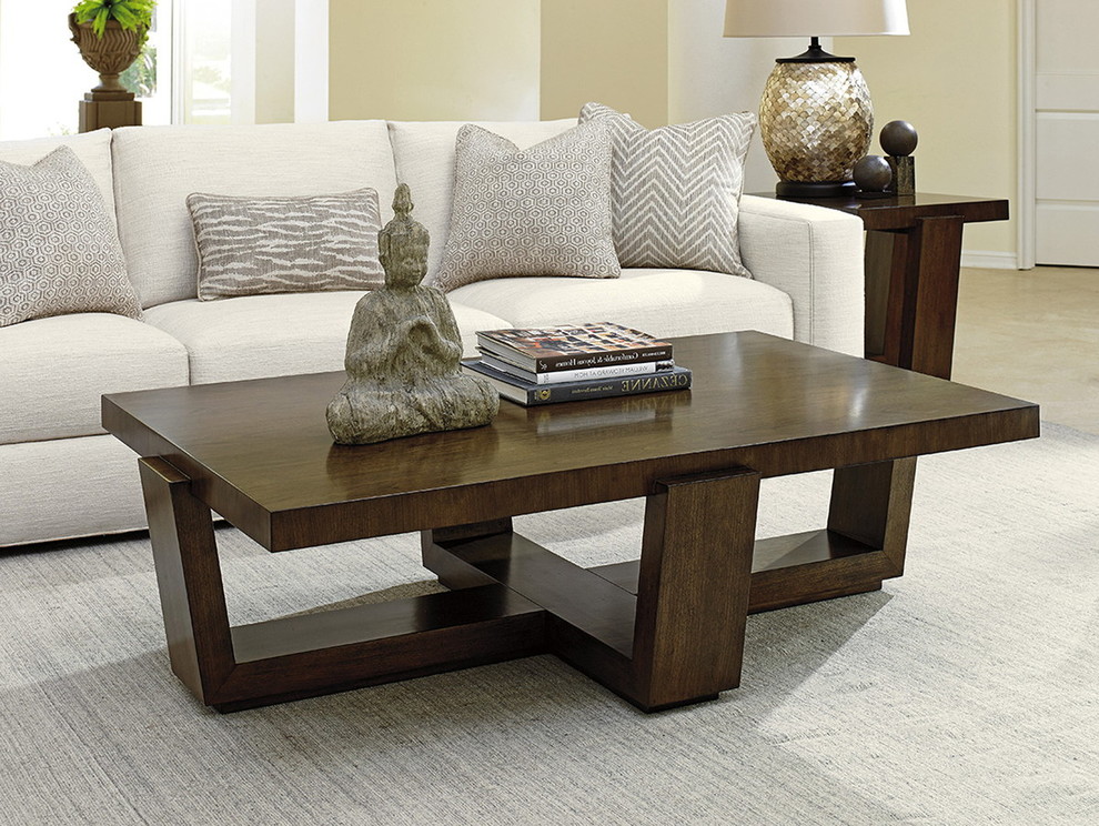 Emma Mason Signature Daria Shayla Esplanade Cocktail Table in Cherry   Transitional   Coffee Tables   by Emma Mason  Houzz