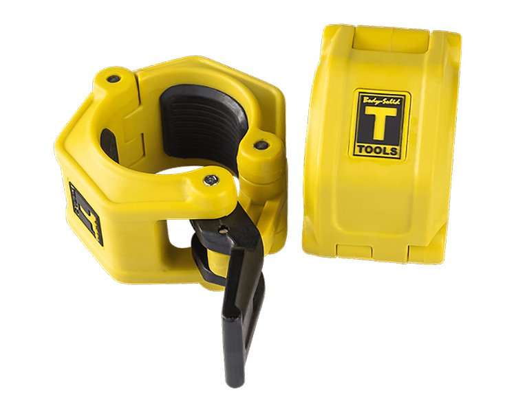 Body-Solid Tools Yellow OLY Lock Jaw Collars (Pair)