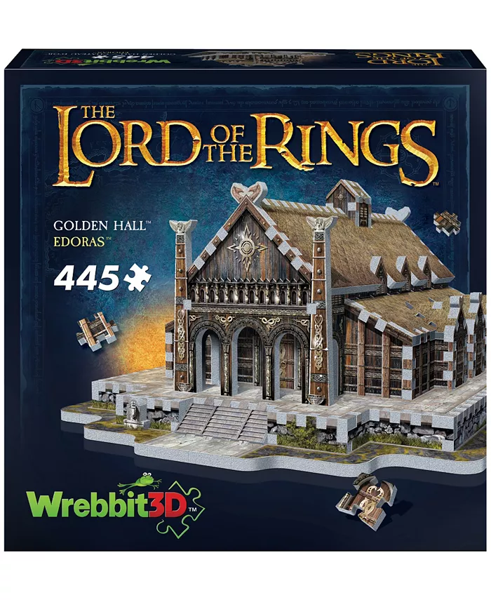 University Games Wrebbit the Lord of the Rings Golden Hall Edoras 3D Puzzle  445 Pieces