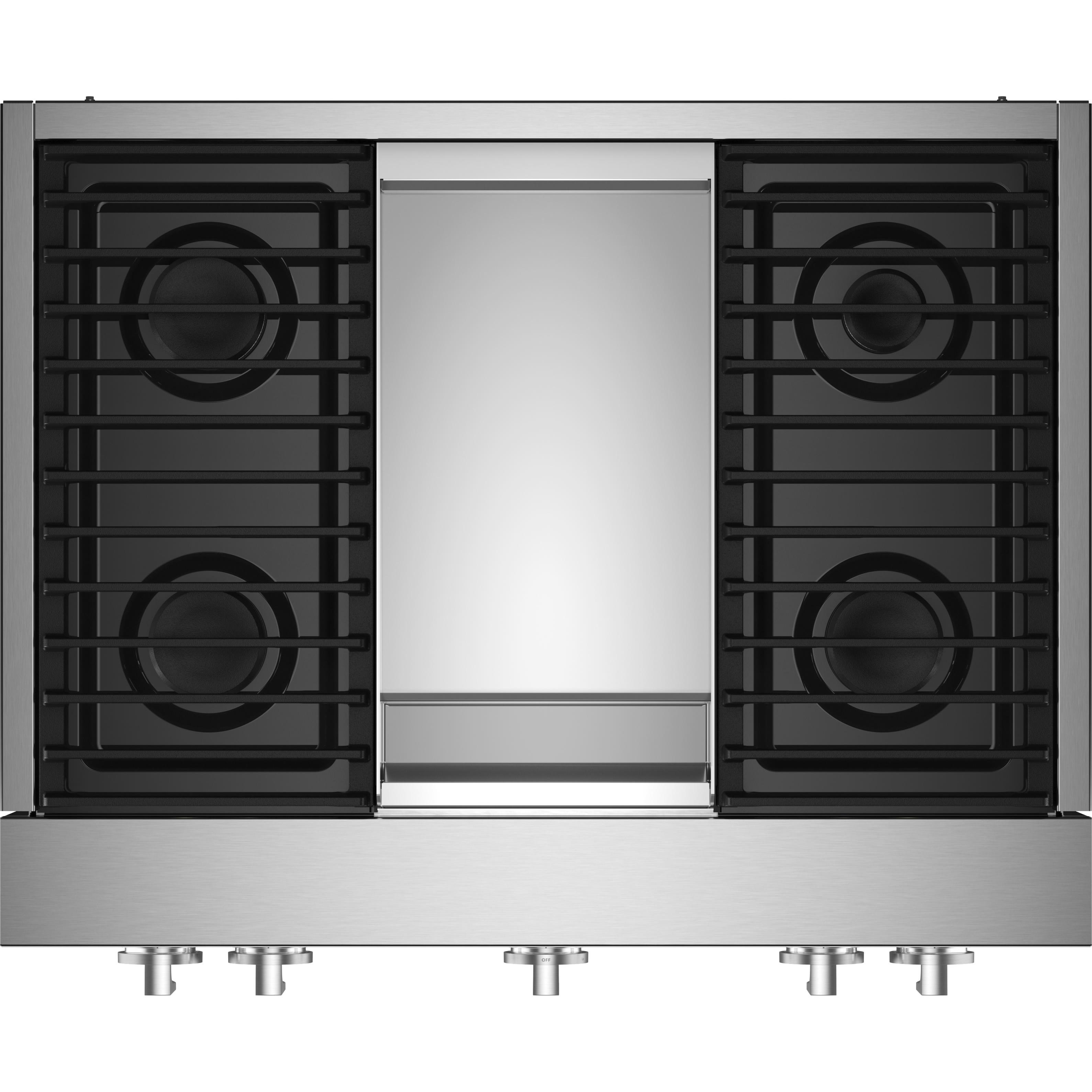 JennAir 36-inch Gas Rangetop with Griddle JGCP536HM