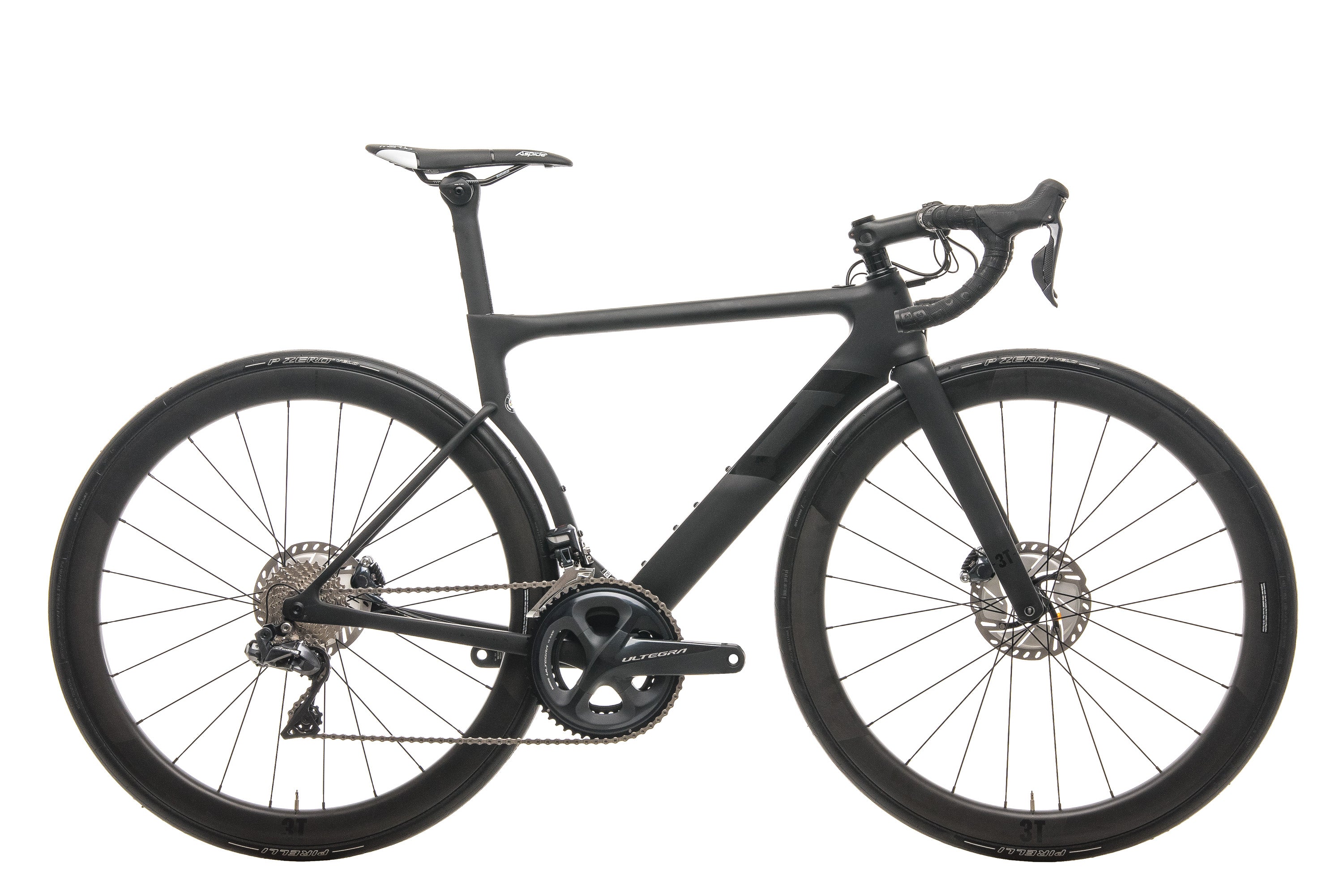 3T Strada Due Team Stealth Ultegra Di2 Road Bike - 2020, Small