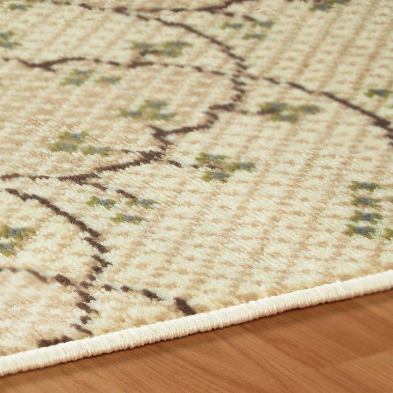 SUPERIOR Aberdeen Traditional Floral Indoor Area Rug