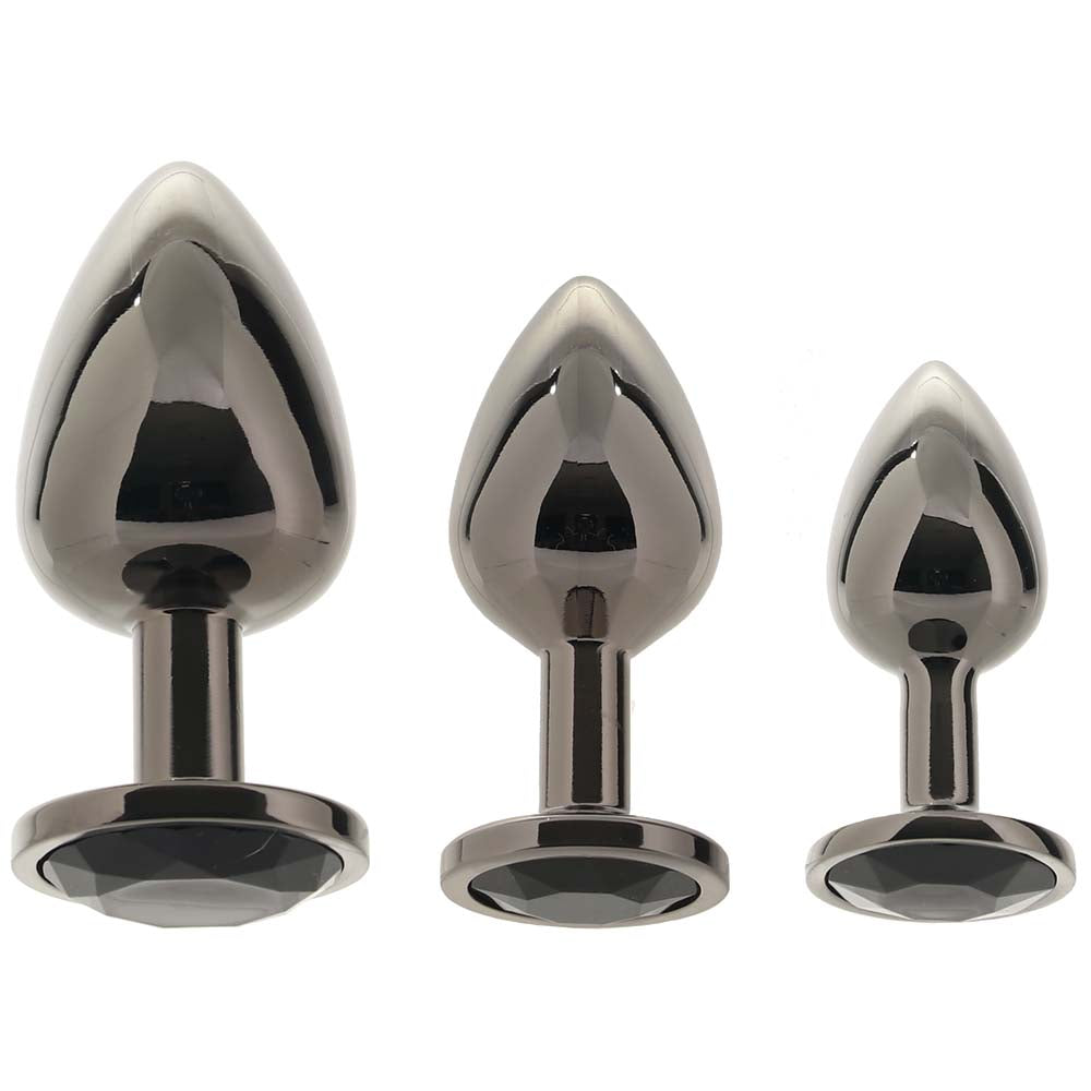 Black Gem Anal Plug Set