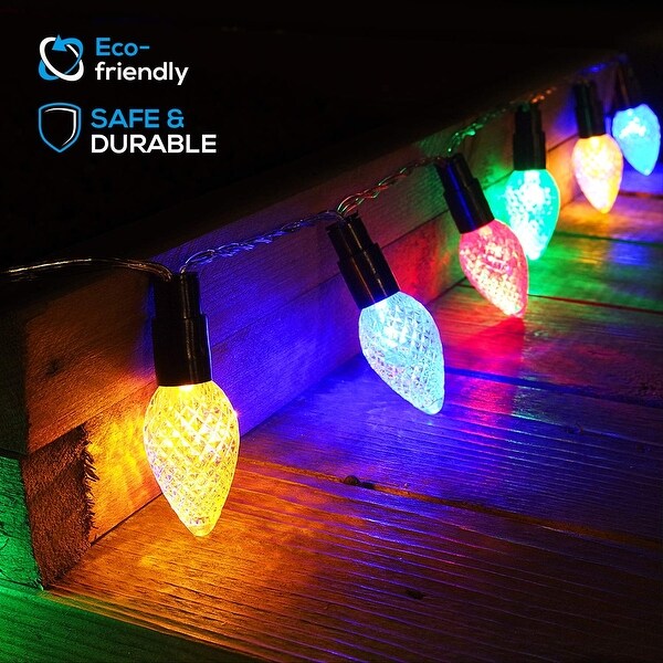 20 LEDs Colored String Lights，7.22ft，Battery Powered，Two Modes