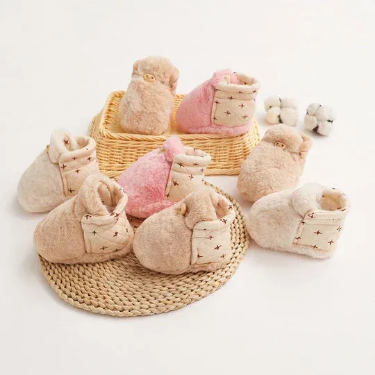 🔥BIG SALE - 49% OFF🔥🔥Baby Cartoon Plush Cotton Toddler Shoes