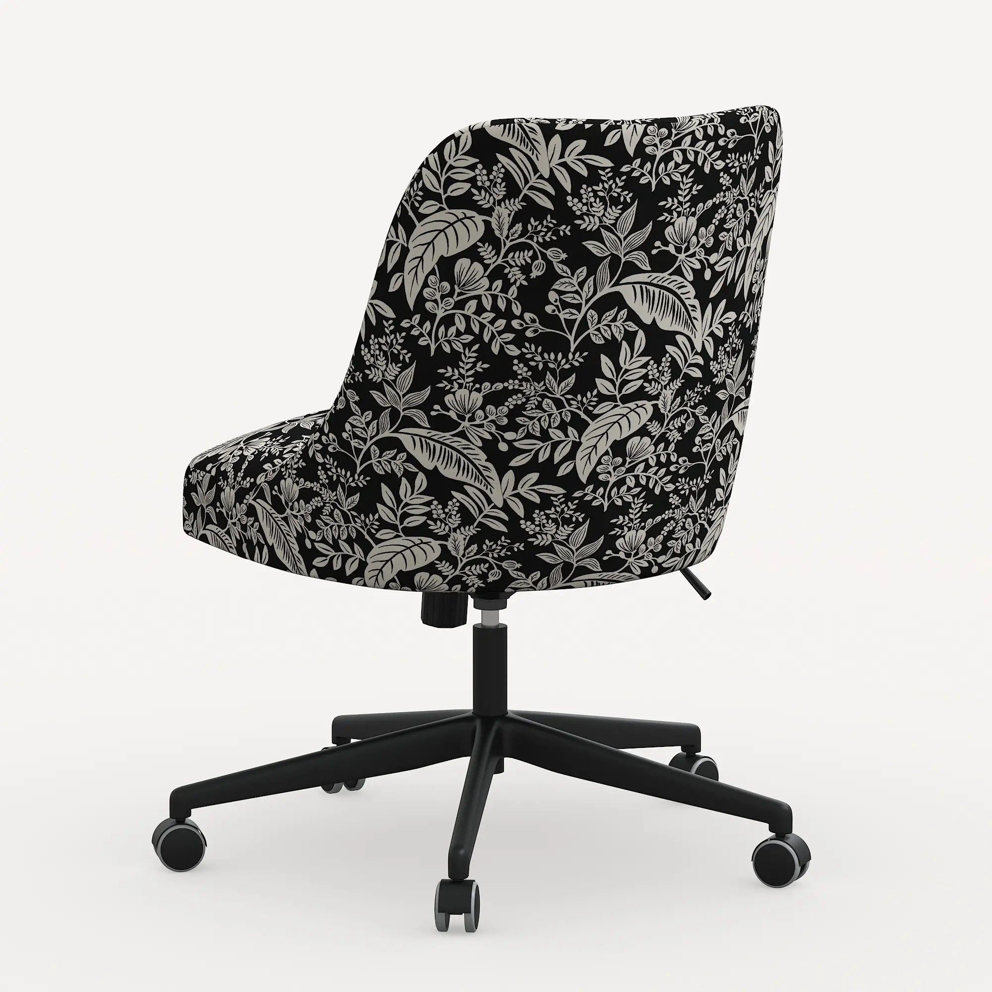 Rifle Paper Co. Oxford Canopy Black and Cream Office Chair