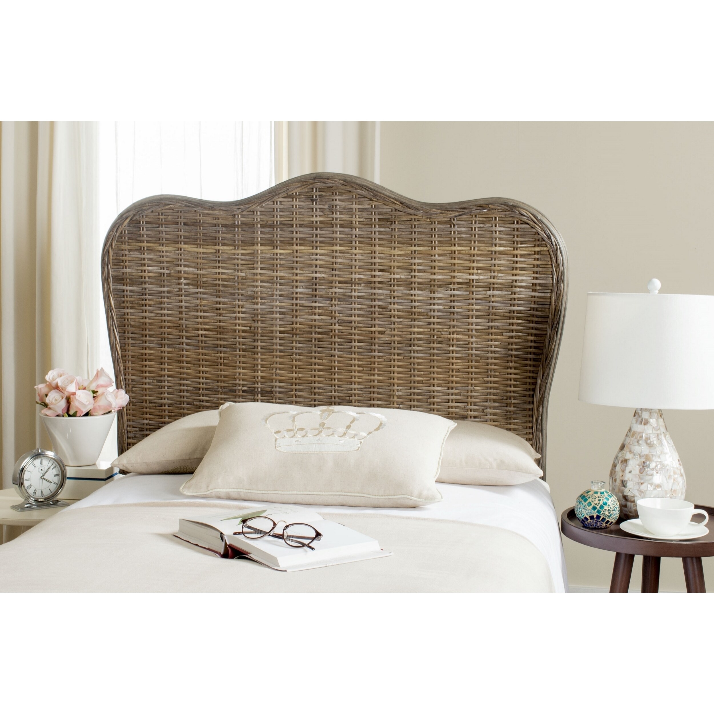 SAFAVIEH Imelda Grey Full Size Headboard - - 14428139